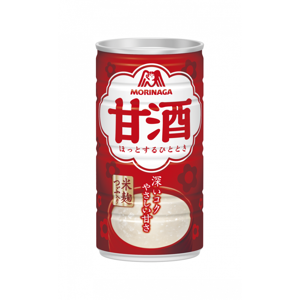 森永「甘酒 190g」　酒粕と米麹を組み合わせたロングセラー