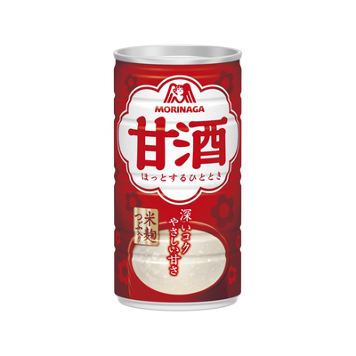 森永「甘酒 190g」　酒粕と米麹を組み合わせたロングセラー